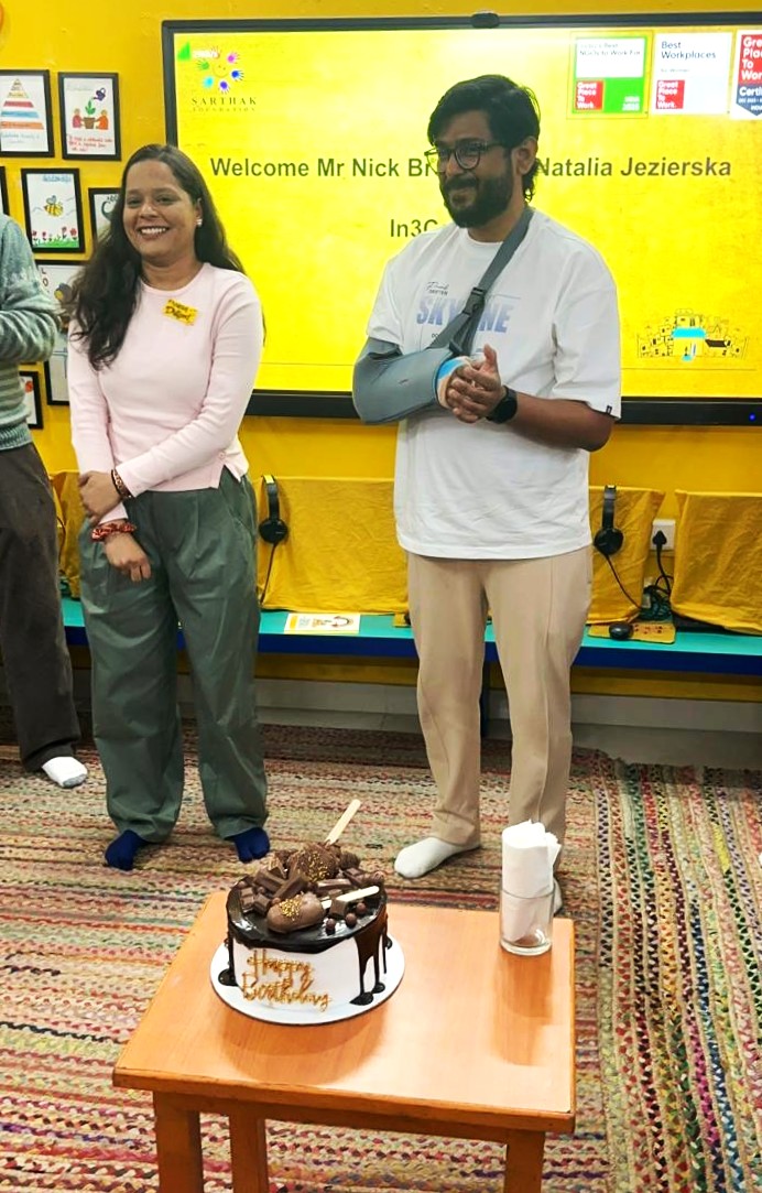 Celebrated Amir Khan's Birthday with Sarthak